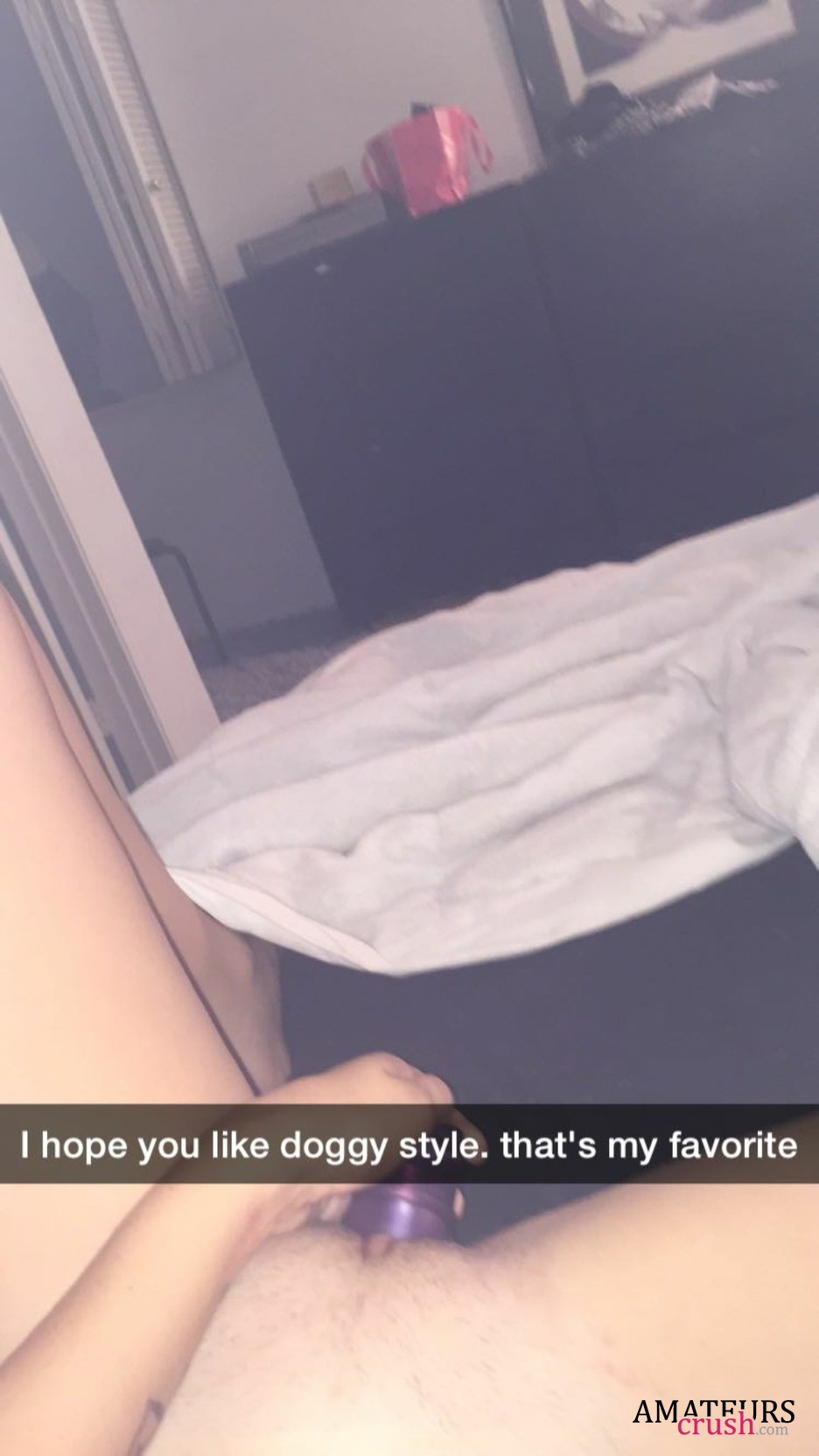 Jo J. reccomend snapchat teen girl masturbating