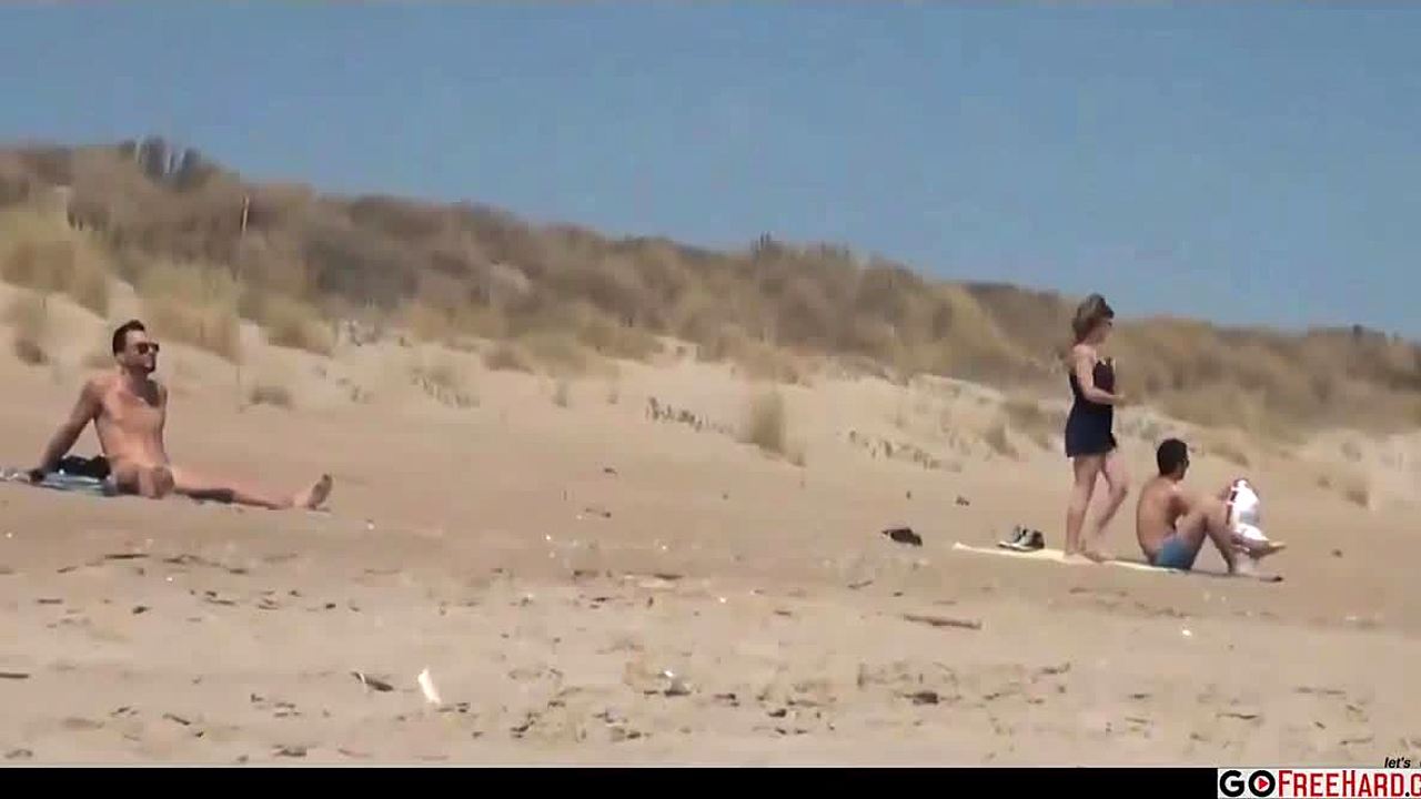 best of Nude beach couple strangers come cuckold