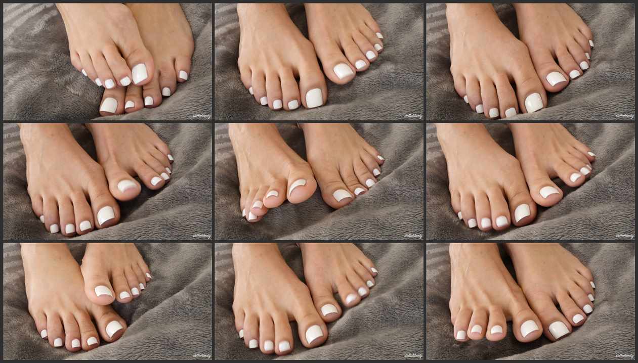 Scratch reccomend white toe nail polish