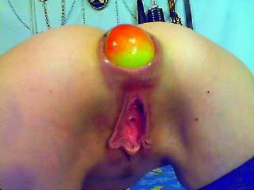 Apple anal insertion