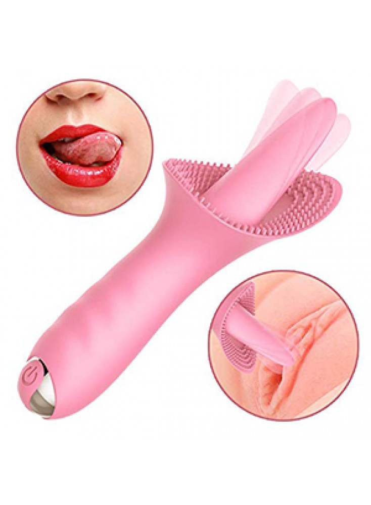Clitoral tongue vibrator